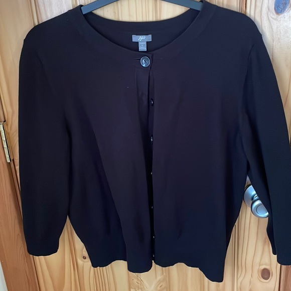 J Jill cardigans size L black. - Picture 1 of 7